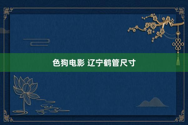 色狗电影 辽宁鹤管尺寸