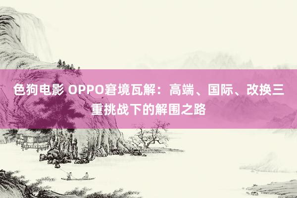 色狗电影 OPPO窘境瓦解：高端、国际、改换三重挑战下的解围之路