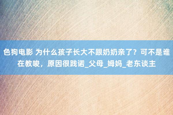 色狗电影 为什么孩子长大不跟奶奶亲了？可不是谁在教唆，原因很践诺_父母_姆妈_老东谈主