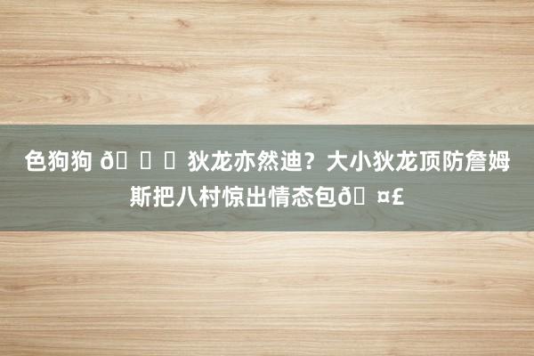 色狗狗 😂狄龙亦然迪？大小狄龙顶防詹姆斯把八村惊出情态包🤣