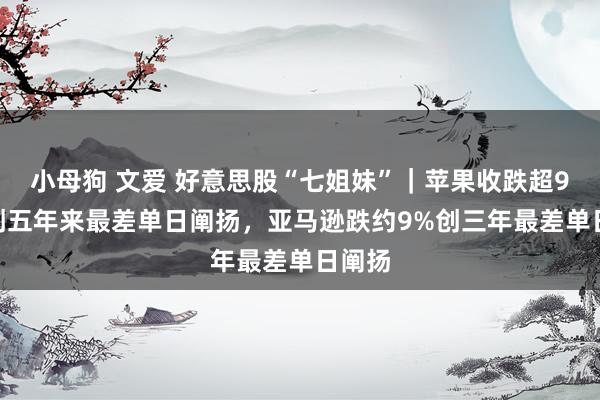 小母狗 文爱 好意思股“七姐妹”｜苹果收跌超9.3%创五年来最差单日阐扬，亚马逊跌约9%创三年最差单日阐扬