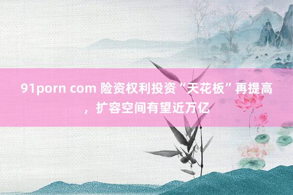 91porn com 险资权利投资“天花板”再提高，扩容空间有望近万亿