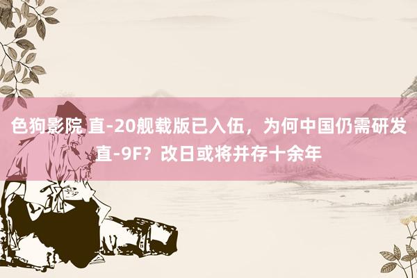 色狗影院 直-20舰载版已入伍，为何中国仍需研发直-9F？改日或将并存十余年
