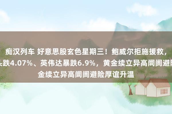 痴汉列车 好意思股玄色星期三！鲍威尔拒施援救，科技七巨头跌4.07%、英伟达暴跌6.9%，黄金续立异高阛阓避险厚谊升温