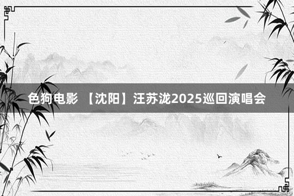 色狗电影 【沈阳】汪苏泷2025巡回演唱会