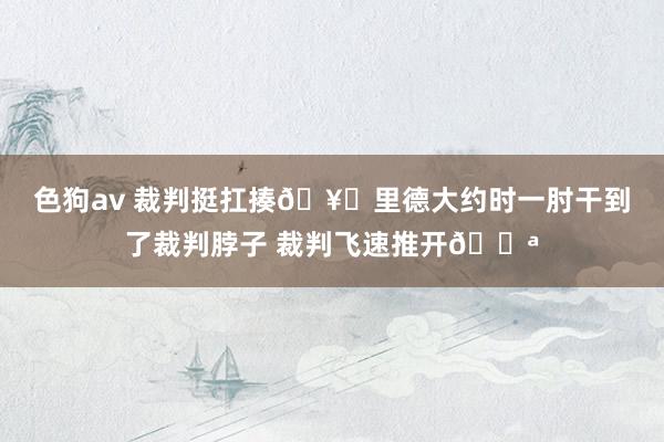 色狗av 裁判挺扛揍🥊里德大约时一肘干到了裁判脖子 裁判飞速推开💪